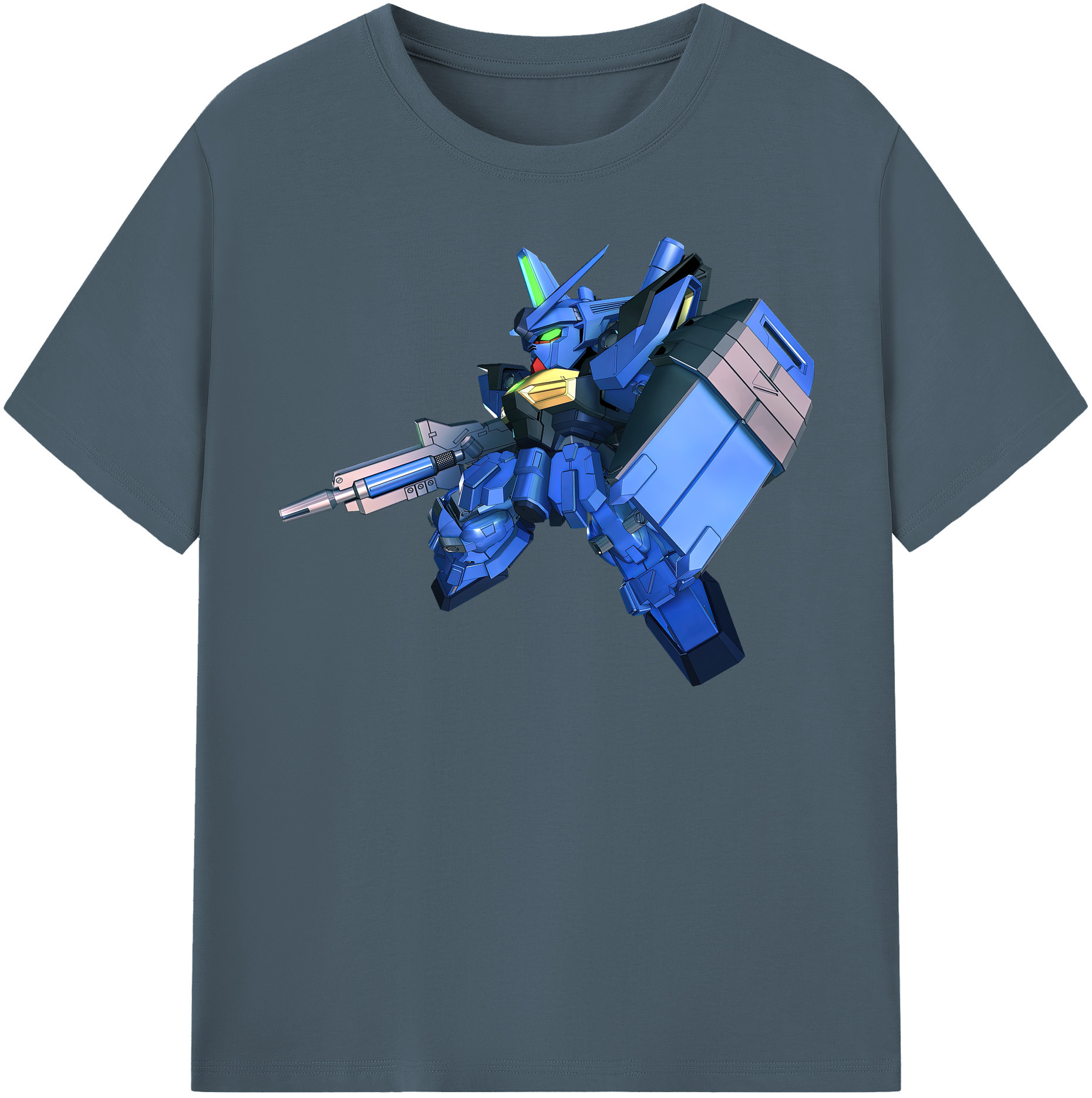 （画像用） 機動戦士ガンダム Mobile Suit Gundam 綿100％半袖Tシャツ（フロントプリント）